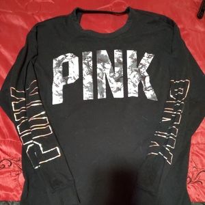 VS Pink black long sleeve